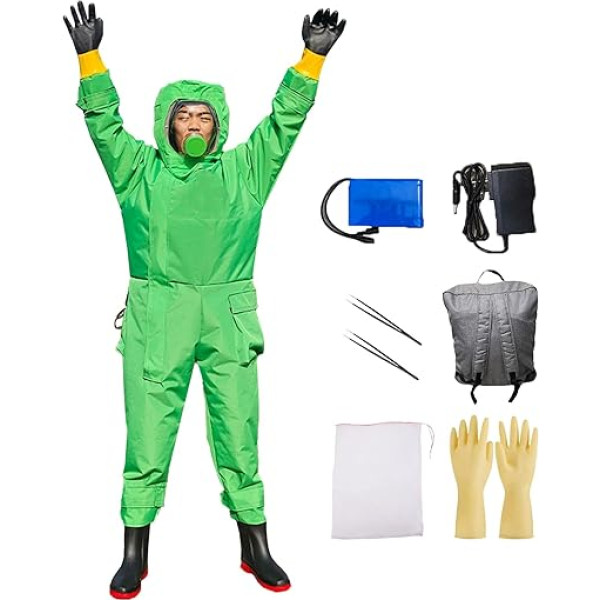 Beekeeping Suit Mit elektrischem Ventilator, stiefelfreundlicher, ultraleichter, belüfteter Imkeranzug, schützender Stachel