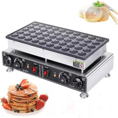 Mini holandiešu pankūku taisītājs 25PCS, 850W Kommerzielle Antihaft-Pfannkuchenbäckermaschine, 1,77