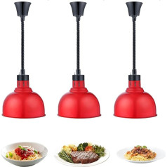 Lebensmittel-Heizlampe, hängendes Buffet-Speisewärmer, Schlauch-Teleskop-Infrarot-Heizlampe zum Warmhalten von Speisen für Hotelküchen-Buffet-Restaurants, kommerzielle Hochleistungs-Catering