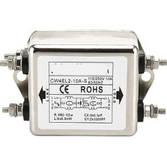 CW4EL2-6A/10A/20A/30A-S Schraub-Netzfilter, maiņstrāvas filtrs, 220 V(CW4EL2-10A-S)