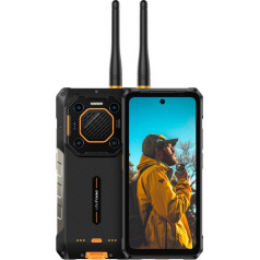 Viedtālrunis armor 26 ultra walkie-talkie 5g 6.78'' 12/512gb ip68/ip69k 15600 mah dualsim melns