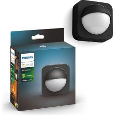 Датчик движения Philips Hue на улице, встроенный датчик дневного света, черный