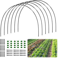 YEJAHY Тоннельные арки для растений, шины для теплиц, политуннель, тоннельная арка для приподнятой грядки, шины для садовых тоннелей, садовые 