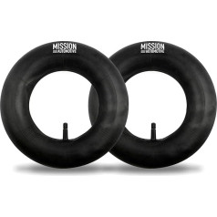 MISSION AUTOMOTIVE 2-Pack 4.80/4.00-8 collu Premium rezerves riepu caurulītes - ķerrām, zāles pļaujmašīnām, maisu ratiņiem, ratiņiem, piekabēm un citiem transportlīdzekļiem - šļūtene 4.80 4.00-8/480/400-8 ritenim