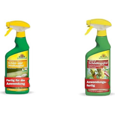 Neudorff Promanal AF Shield & Wool Lice Free, Fights Shield & Mealybugs & Spruzit AF Pest Free - cīnās pret kaitēkļiem, piemēram, koksnes lapgraužiem.