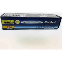 Kanlux R7s Eco halogēnspuldze 80 W 78 mm