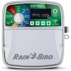 Rain Bird TM2I8-230 programmētājs, 8 stacijas, saderīgs ar Wi-Fi, F54238