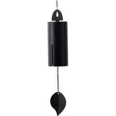 Sunshineface Retro āra vēja zvaniņi Deep Tone Serenity Bell Wind Chime Heroic Wind Bell