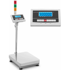 Platforminės sandėliavimo svarstyklės su LCD lemputės stulpeliu 300 kg / 0,005 kg