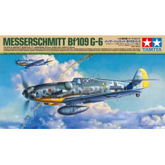 Пластиковая модель самолета messerschmitt bf 109g-6