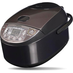 ZOJIRUSHI Premium Rice Cooker NL-GAQ10 - 1.0 Litre - with Keep Warm Function - Includes Measuring Cup, Rice Spoon and Steamer Insert - With European Power Cord