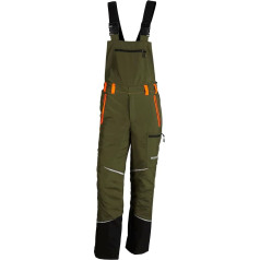 KOX Schnittschutz Latzhose Mistral 3.0 Grün/Orange