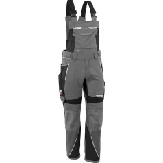 Grizzlyskin Iron Dungaree darba bikses vīriešiem un sievietēm, Unisex katla uzvalks, Codura aizsargbikses ar vairākām kabatām un aizsardzību pret iegriezumiem, regulārs izmērs