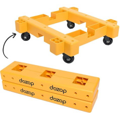 Dozop® Modular 4 transportēšanas rullītis, viegls, izturīgs (MOD 4), īpaši liela kravnesība līdz 115 kg