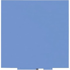 kaiserkraft | Whiteboard Skincolor | Stahlblech | lackiert | BxH 1290 x 1290 mm | blau