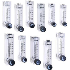 LZT-6T quadratischer Gasdurchflussmesser, Luftmassenmesser, Rotameter 0,1-0,8, 0,1-1,0, 0,3-3, 0,5-8, 1-5, 1-10, 2-20, 4-40, 5-50, 6-60 l/min (2-20 l/min)