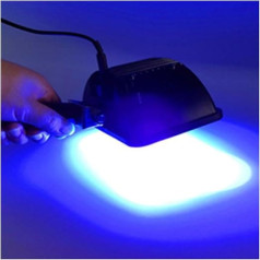 JOXLOVER LED-UV-Gel-Härtungslampe, 300W 395nm 405nm 365nm Handheld UV Ultraviolett Harz Schattenlosen Kleber Druck Grün Öl Tinte Aushärtung Lampe Erkennung metall Lampe einfach zu bedienen(1 UK)