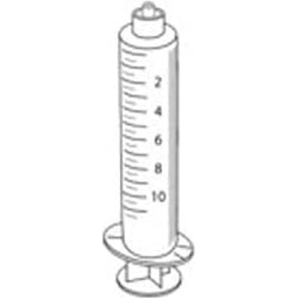 NeoLab E-1963 Vienreizlietojamās šļirces LL, nesterilas, Luer Lock savienojums, 10 ml (100 gab. iepakojumā)