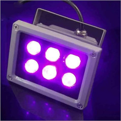 VCHICS Ultraviolettes LED-Härtungslicht, 30W LED UV-Gel-Härtungslampe Abstrahlwinkel UV-Licht 395nm Heilung Öldruckmaschine Glas Tinte Farbe Siebdruck 3D-Drucker(1 UK)