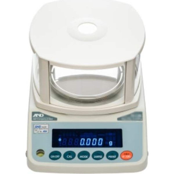 A&D Weighing FX-300I augšējās slodzes svari 320 g x 0,001 g Ext. kalibrēšana, komparators, RS-232