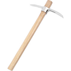 Fanysdsi Spitzhacken zum Graben, Pick Mattock, Effiziente Garten-Pick-Axe-Spitzhacke 2-in-1-Mattock, Multifunktionale Handhacke aus Edelstahl, kleine Spitzhacke mit Griff für Gärtner, Wurzeln