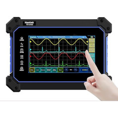 Hantek TO1254D digitālais osciloskops ar skārienjūtīgo ekrānu 4 CH+1CH 250 MHz 1GSa/s rokas planšetdatora digitālais osciloskops + signāla avots + multimetrs