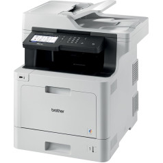 Brother MFC-L8900CDW Professionelles 4-in-1 Farblaser-Multifunktionsgerät (31 Seiten/Min., Drucker, Scanner, Kopierer, Fax) weiß/schwarz, MFCL8900CDWG1