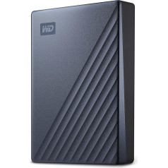 WD My Passport Ultra 6 TB ārējais cietais disks (mobilā krātuve, metāla korpuss, lejupielādējama programmatūra, automātiska dublējumu veidošana, aizsardzība ar paroli) Pusnakts zils - saderīgs arī ar PC, Xbox un PS4