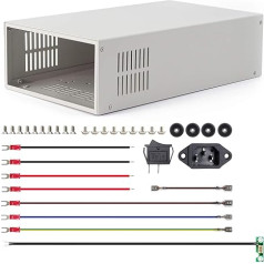 VISLONE S800 digitālā barošanas bloka korpuss Voltmetra korpuss piemērots RD6012 / RD6012W / RD6018 / RD6018W (apvalks)