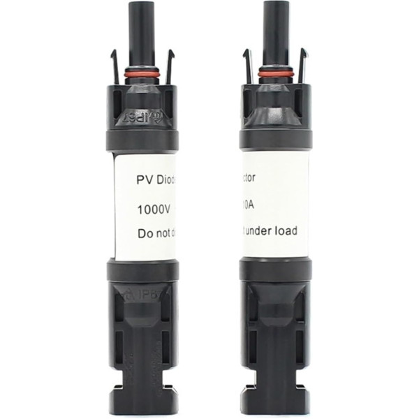 MAAFRI 10A Solar-PV-Inline-Diodenstecker, Solarpanel-Kabelstecker