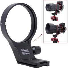 iShoot Tripod Ring Tripod Clamp Lens Mounting Tripod Support Ring for Sigma 100-400 mm f/5-6.3 DG DN OS & 105 mm f/1.4 DG HSM Art, Mount Ring is Arca-Swiss Fit Camera Plate Quick Release Plate