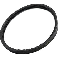 Othmro 1 x Trīsstūra josta Rūpniecības josta AX24 Drive V-Belt Iekšējais apkārtmērs 24 collas Rūpnieciskās jaudas gumijas piedziņas jostas rezerves siksnas pārnesumu siksna virpām Galda zāģi lentzāģi Melns