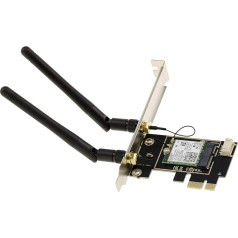 KALEA-INFORMATIQUE PCIe WiFi 7 WiFi 6 un 6E kontrollera karte un Bluetooth 5.4, ātrums līdz 5 gigabitiem, Intel BE200 kontrolieris