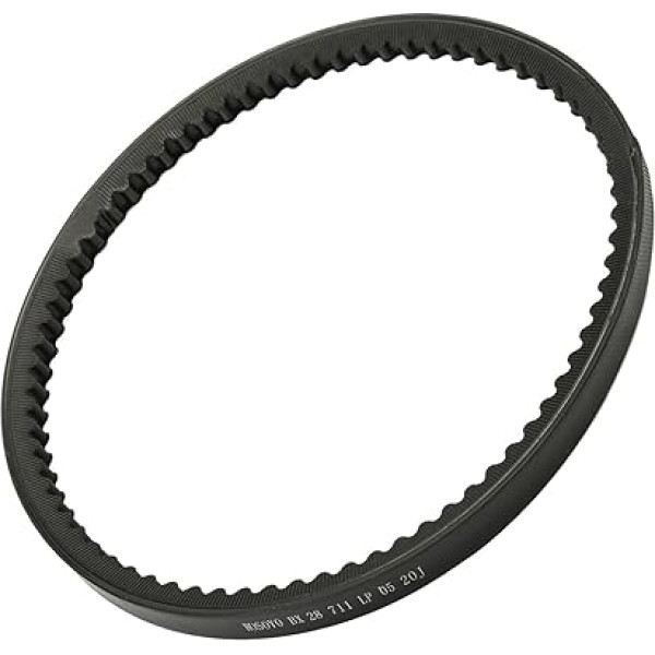 Othmro 1 gab Trīsstūra josta Rūpnieciskā josta BX28 Drive Belt Iekšējais apkārtmērs 71,1 cm Rūpnieciskā strāvas gumijas piedziņas siksnas rezerves siksna virpām Galda zāģi Lentzāģi Melns