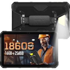 Ulefone Armor Pad 2 āra planšetdators, 11 collu FHD+ Android 13, 16GB+ 256GB/TF-2TB, 18600mAh akumulators/33W, 48MP + 16MP kamera, IP68 ūdensizturīgs un triecienizturīgs, Dual SIM, 4G LTE, 5G WiFi, NFC, GPS,