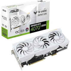 ASUS TUF Gaming GeForce RTX 4070 Ti SUPER BTF White OC Edition 16GB GDDR6X (NVIDIA DLSS 3, (GC-HPWR) Gold Finger, PCIe 4.0, 2X HDMI 2.1a, 3X DisplayPort 1.4a, TUF-RTX4070TIS-O16G-BTF-WHITE, White)