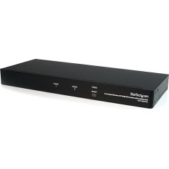 StarTech.com 2 portu četru monitoru divvirzienu DVI USB KVM slēdzis ar audio un centrmezglu