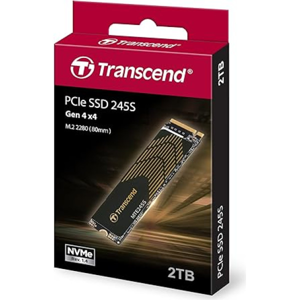 Transcend SSD 2TB M.2 MTE245S (M.2 2280) PCIe Gen3 x4 NVMe - TS2TMTE245S-E