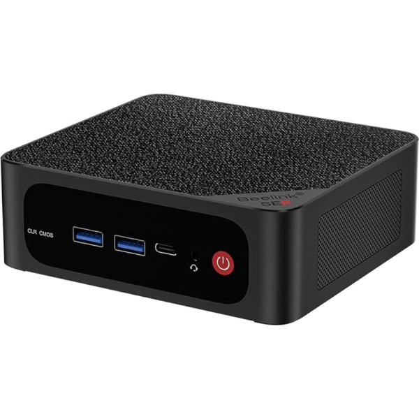 Beelink SER5-MAX Mini dators, AMD Ryzen 7 5800H, 8 kodi, 16 pavedieni līdz 4,4 GHz, 16 GB RAM, 1 TB SSD, 4K@60 Hz līdz 3 ekrāniem (HDMI/DP/Type-C), BT5.2, Wi-Fi6