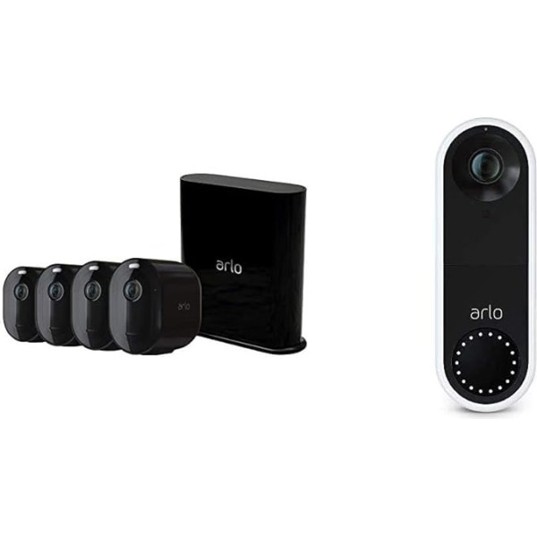 Arlo Ultra Smart Home bezvadu 4K HDR bezvadu novērošanas kamera/apsardzes signalizācija