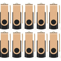 EASTBULL 32 GB USB 2.0 zibatmiņas diskdziņš Memory Stick Pack of 10 Gold