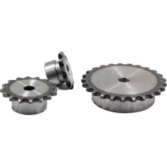 LYMFE Industrielles Stirnradgetriebe 1 Stück 06C 10 Zähne bis 25 Zähne Kettenrad Kettenrad Industrie A3 Stahl geeignet for 06C Rollenkette Teilung 9,525 mm (Izmērs : 12 zobi)