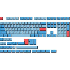 Dye Sublimation taustiņu vāciņi | Cherry profils pielāgotai Merchanical tastatūrai | 139 taustiņi (Marlins)