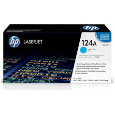 HP 124A (Q6001A) zils oriģinālais toneris priekš HP Color Laserjet 2600, 2605, 1600, CM1016, CM1017