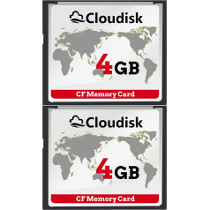 Cloudisk 2 kompaktās atmiņas karšu komplekts (4 GB)