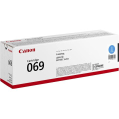 Canon 069 - zilganzaļš - oriģināls - kārba - tonera kasetne - paredzēta i-SENSYS LBP673Cdw, LBP673dw, MF752Cdw, MF754Cdw