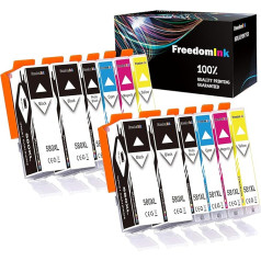 FreedomInk 12 PGI-580 CLI-581 XXL Kārtridži, kas saderīgi ar Canon 580 581 Printera kasetnes, kas saderīgas ar Canon TR8550 TS6150 TS6250 TS8250 TS8150 TR7550 TS9550 TS6151 TS9155 TR8500 TS825 1 TS705