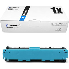 Eurotone 1x saderīgs toneris priekš HP Color Laserjet cm 1312 1512 NFI A WI Ei CI W H WB EB CB MFP Līdzvērtīgs CB541A 125A