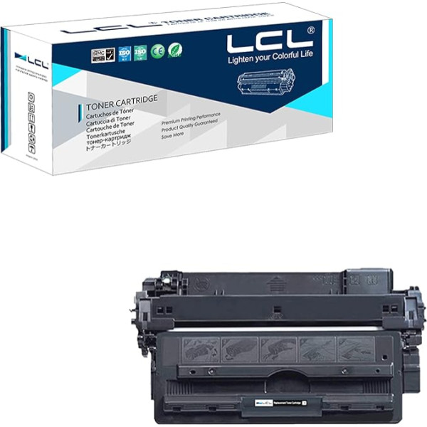 LCL saderīga tonera kasetne 51X Q7551X 51A Q7551A 13000 lappušu (1 melna), kas paredzēta HP LaserJet P3005 P3005D P3005N P3005DN P3005DN