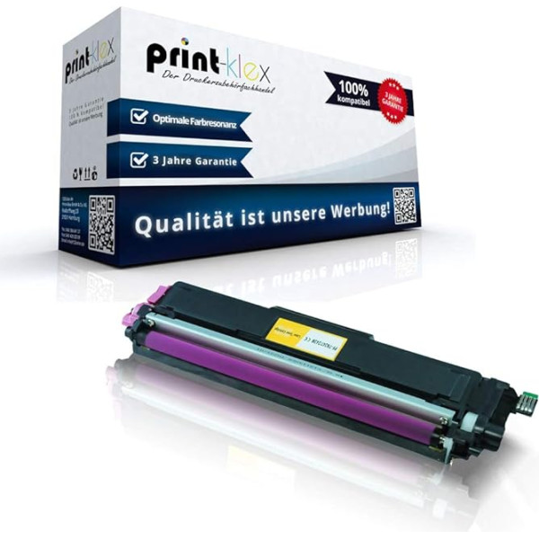 Print-Klex tonera kasetne, kas saderīga ar Brother HL-L 3200 Series HL-L 3210 CW HL-L 3230 CDW TN 243M TN 243 TN 243 TN243M TN-243 M TN247 TN247M TN-247M TN 247M Magenta Red - Office Pro Series